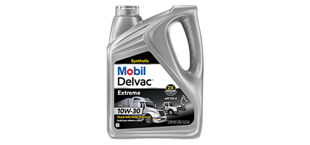 Mobil Delvac Extreme 10W-30 diesel engine oil with CK-4 identifier