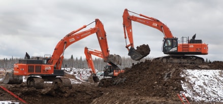 Camion de roulage pour chantier d’exploitation minière