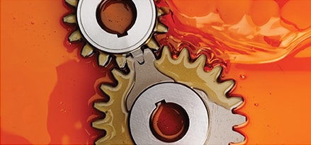 Gear lubricant orange