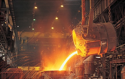 Primary metals molten steel