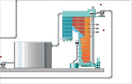 chemical recovery plant graphic