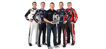 Stewart-Haas Racing team with Mobil 1 motor oil